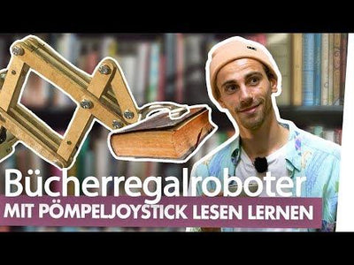 Bücherregal-Roboter mit Abflusspümpel-Joystick! UNGLAUBLICH, ES KLAPPT! | Kliemannsland