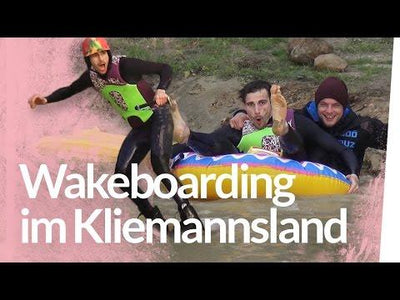 Wakeboard fahren im Teich - WINCH Test | Kliemannsland