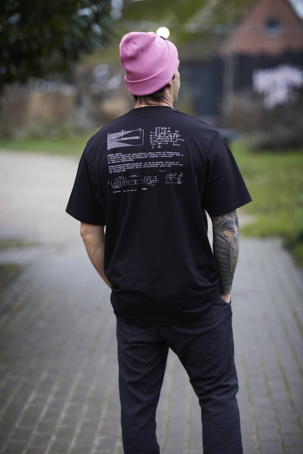 Welding Shirt mit Patentzeichnung auf dem Rücken
